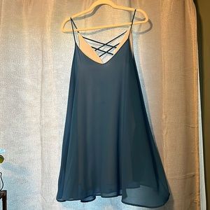 Adrienne Blue Dress